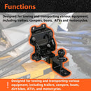 2022 - 2025 Can Am Maverick X3/MAX UTV Rear Receiver Hitch Kit w/ 2 - Inch Trailer Hitch 3 - in - 1 Ball Mount 5/8" Lock Pin Tightener - WeiSen - 8010702103