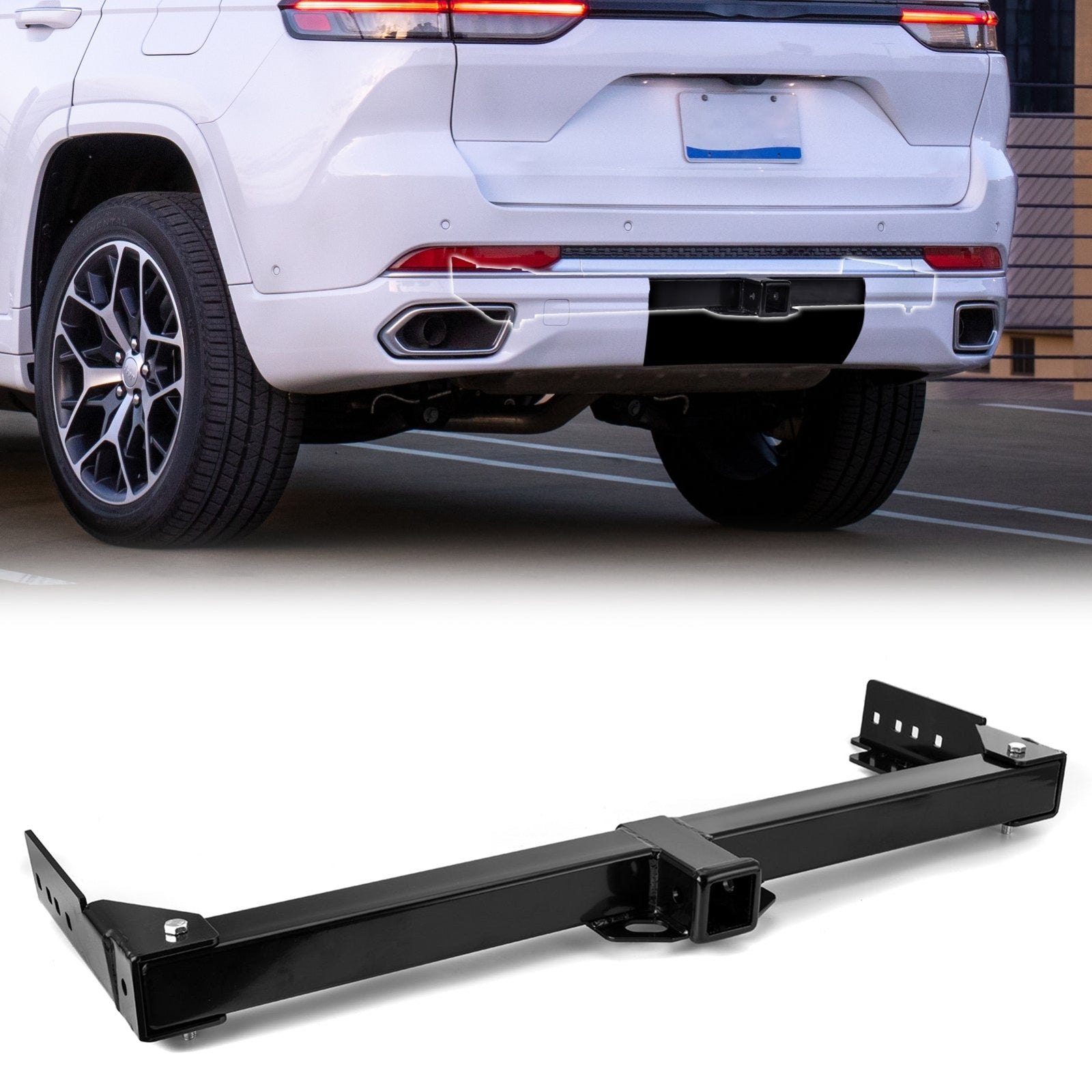 2022 - 2025 Jeep Grand Cherokee Heavy - Duty Steel Rear Class 3 Trailer Hitch 2
