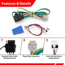 2022 - 2025 Nissan Pathfinder & INFINITI QX60 Vehicle - Side Custom 4 - Pin Trailer Wiring Harness - WeiSen - 70206090