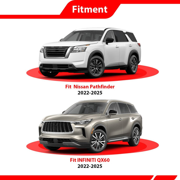 2022 - 2025 Nissan Pathfinder & INFINITI QX60 Vehicle - Side Custom 4 - Pin Trailer Wiring Harness - WeiSen - 70206090