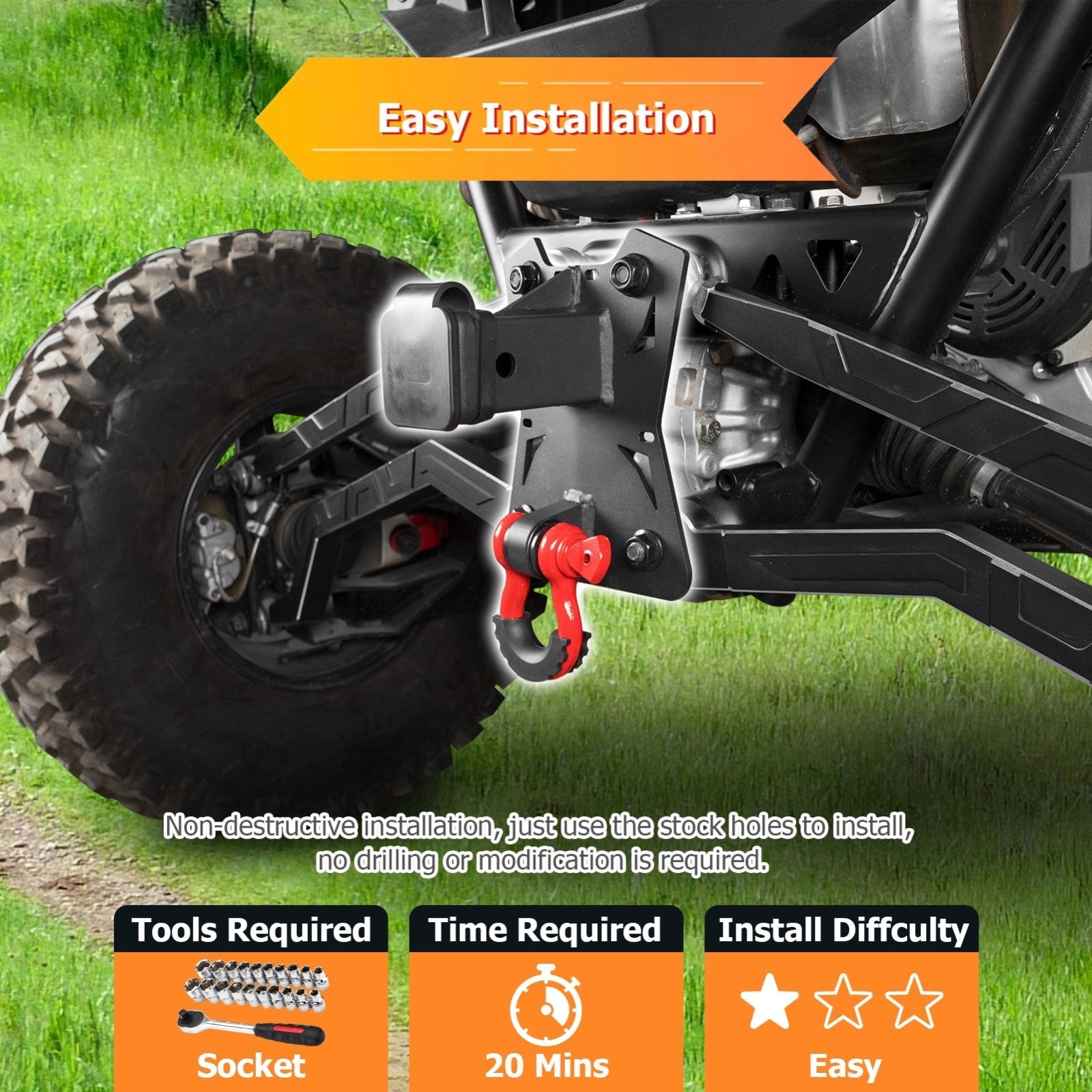 2022 - 2025 Polaris RZR Pro R & 2022 - 2024 Turbo R Heavy Duty Steel Bolt - On 2