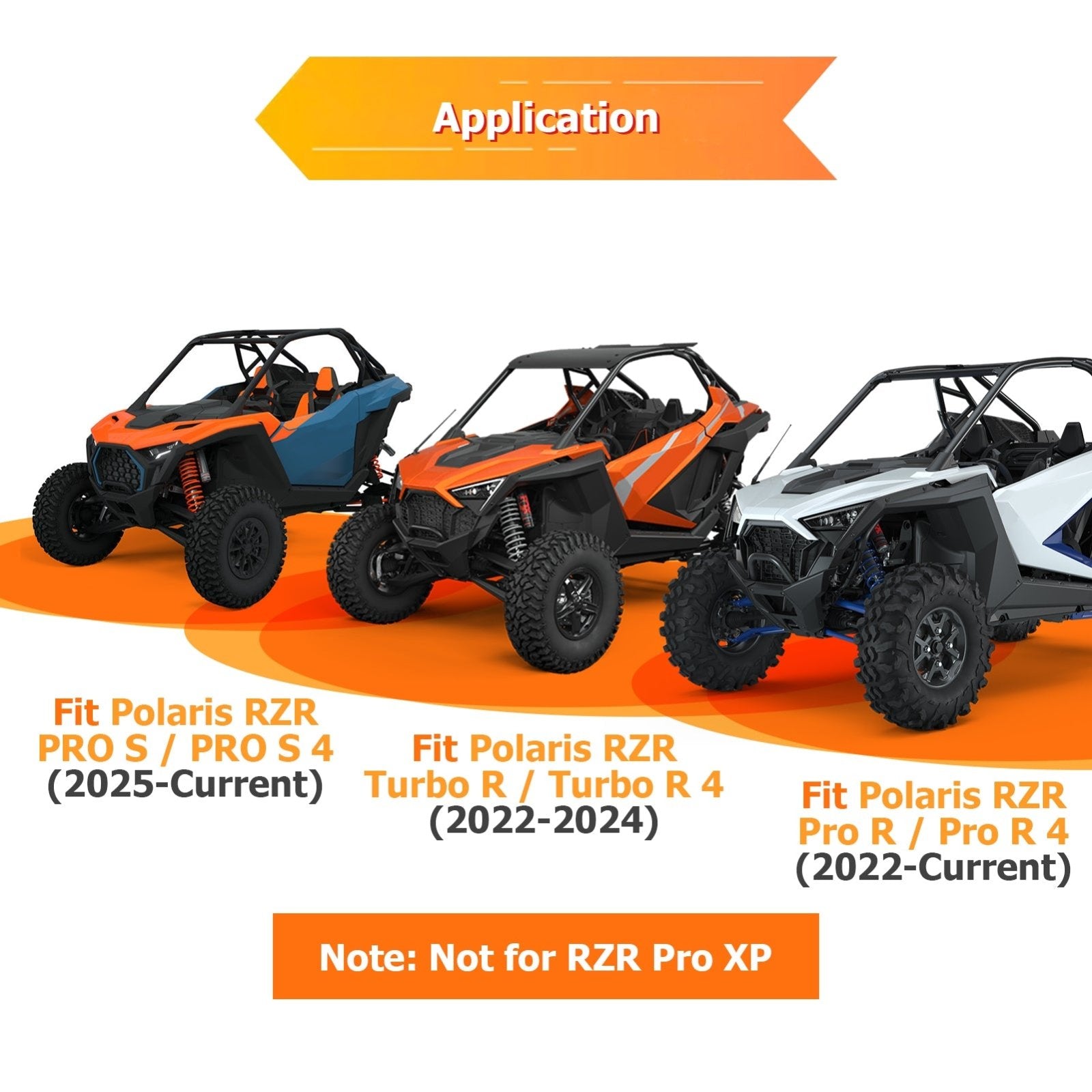 2022 - 2025 Polaris RZR Pro R & 2022 - 2024 Turbo R Heavy Duty Steel Bolt - On 2" Rear Receiver Hitch - WeiSen - 80107024