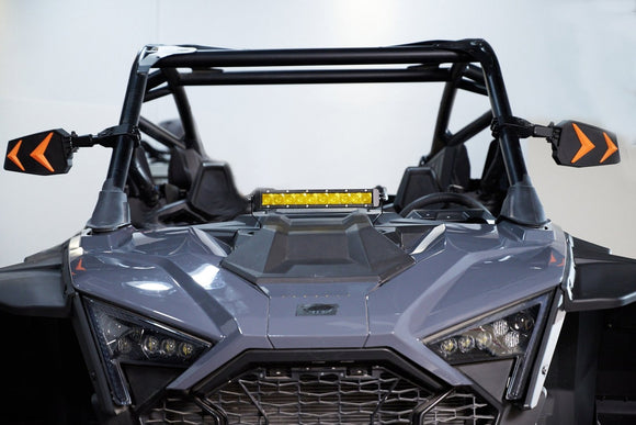 2022 - 2025 Polaris RZR PRO R UTV 12" Amber Single - row Straight Hood Light Bar Kit - WeiSen - 8011200102