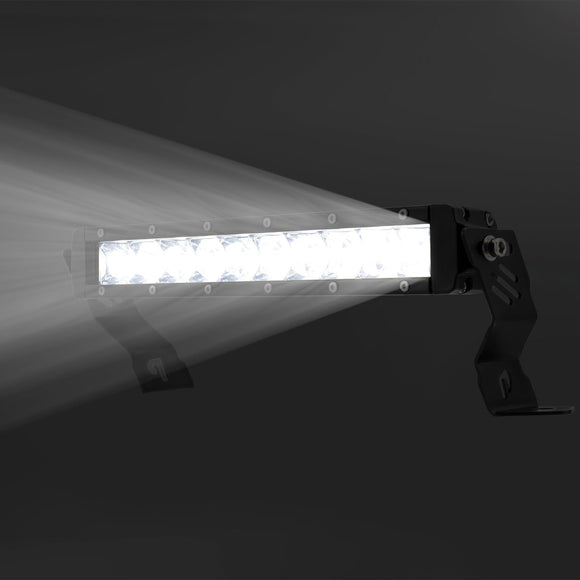 2022 - 2025 Polaris RZR PRO R UTV 12" White Single - row Straight Hood Light Bar Kit - WeiSen - 8011200101