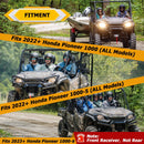 2022+ Honda Pioneer 1000/1000 - 5/1000 - 6 Heavy - Duty Steel Front 2" Receiver Hitch - WeiSen - 80107022