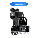 2022+ Maverick X3/MAX Heavy - Duty Steel 2" Rear Trailer Hitch & Shackle Hitch Receiver w/ 3/4" D Ring and 7/8" Locking Pin - WeiSen - 80107021+70304017