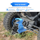 2022+ Maverick X3/MAX Heavy - Duty Steel 2" Rear Trailer Hitch & Shackle Hitch Receiver w/ 3/4" D Ring and 7/8" Locking Pin - WeiSen - 80107021+70304017