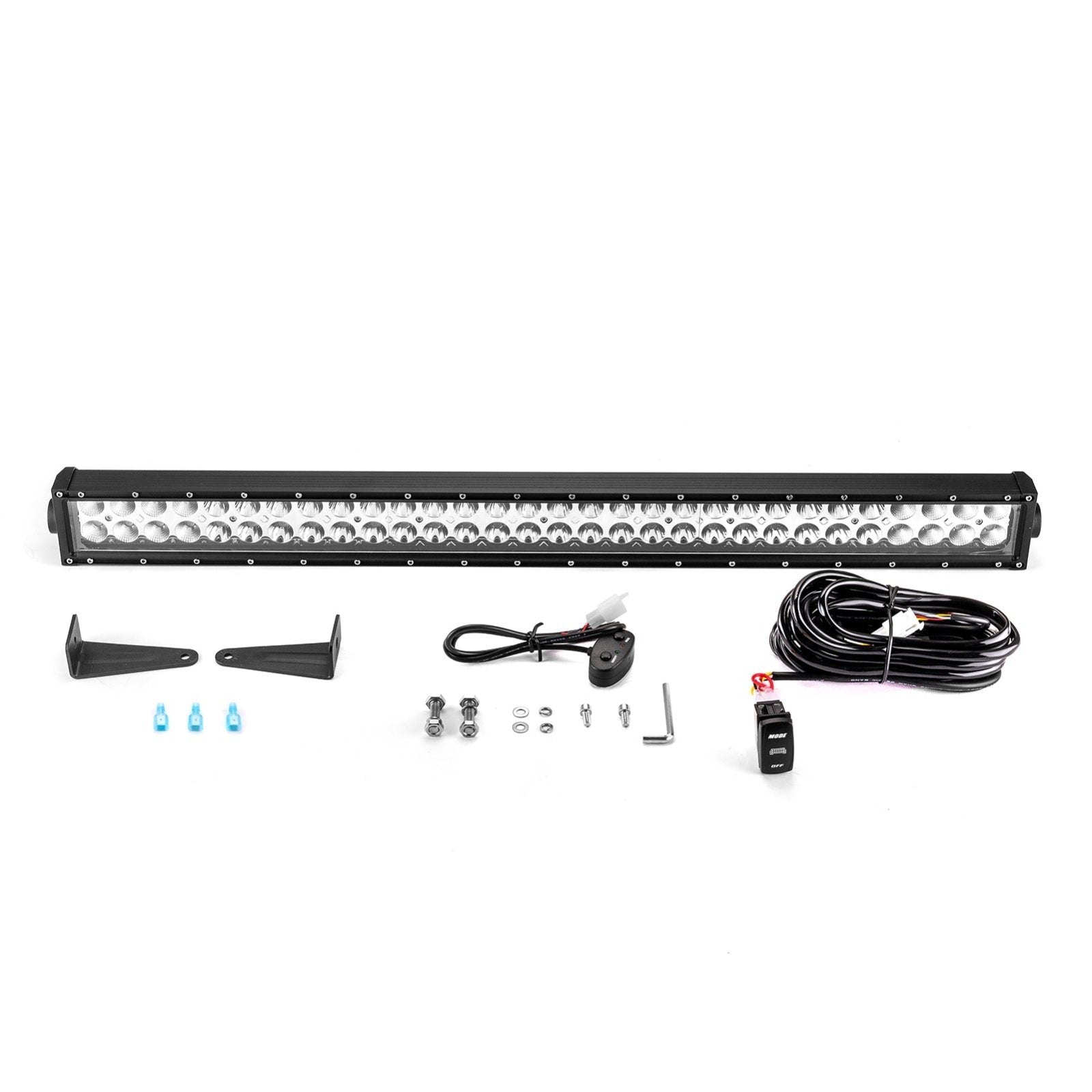 2022+ Polaris RZR Pro R 2/4 UTV Rear Tail Amber White 32" Straight Strobe LED Light Bar Kit - Weisen