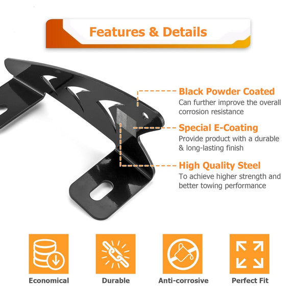 2022+ Polaris RZR Pro R 4 / Pro R Amber White Strobe 4 Modes 32" Dual Row Straight 180w LED Light Bar Kit - WeiSen - 80101028+70202018