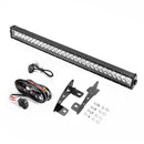 2022+ Polaris RZR Pro R 4 / Pro R Amber White Strobe 4 Modes 32" Dual Row Straight 180w LED Light Bar Kit - WeiSen - 80101028+70202018