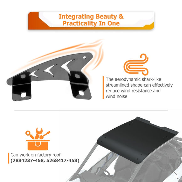 2022+ Polaris RZR Pro R 4 / Pro R Amber White Strobe 4 Modes 32" Dual Row Straight 180w LED Light Bar Kit - WeiSen - 80101028+70202018