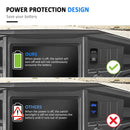 2022+ Polaris RZR Pro R Rear 18W LED Work Light Pod Mounting Bracket Wiring Harness Kit - WeiSen - 80104009+70201005+80206009