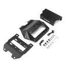 2022+ Polaris RZR Turbo R Pro R Heavy Duty Steel Winch Mounting Bracket w/ Metal Cover Panel - WeiSen - 80106024