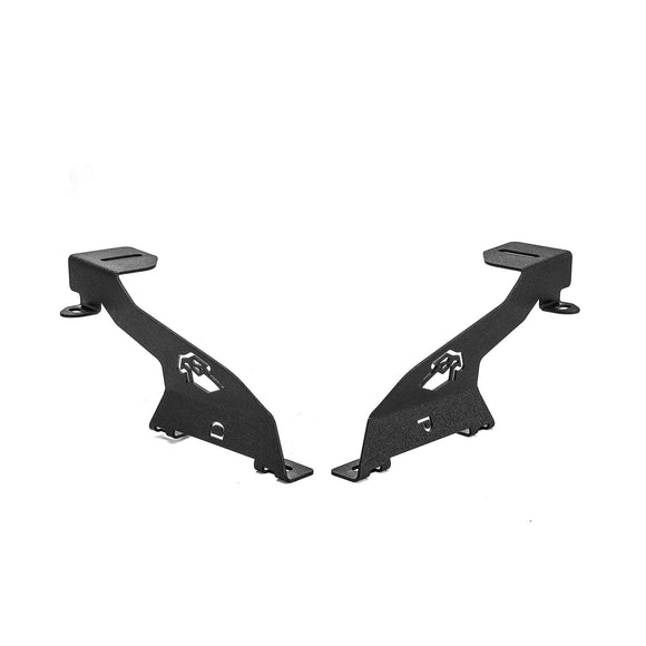 2023 - 2024 Ford F - 250/F - 350 Heavy - Duty Steel Hood Hinge LED Ditch Light Bracket - WeiSen - 70104067