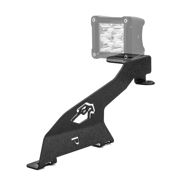 2023 - 2024 Ford F - 250/F - 350 Heavy - Duty Steel Hood Hinge LED Ditch Light Bracket - WeiSen - 70104067