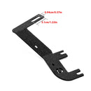 2023 - 2025 3rd Gen Chevrolet Colorado & GMC Canyon Heavy - Duty Steel Hood Hinge LED Ditch Light Bracket - WeiSen - 70104068