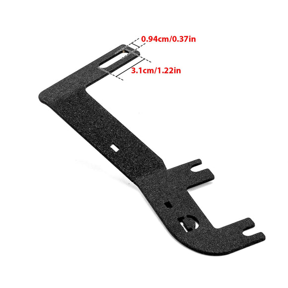 2023 - 2025 3rd Gen Chevrolet Colorado & GMC Canyon Heavy - Duty Steel Hood Hinge LED Ditch Light Bracket - WeiSen - 70104068