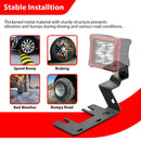 2023 - 2025 Ford Ranger Bolt - On Heavy - Duty Steel Hood Hinge LED Ditch Light Mount Bracket - WeiSen - 70104077