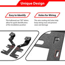 2023 - 2025 Ford Ranger Bolt - On Heavy - Duty Steel Hood Hinge LED Ditch Light Mount Bracket - WeiSen - 70104077