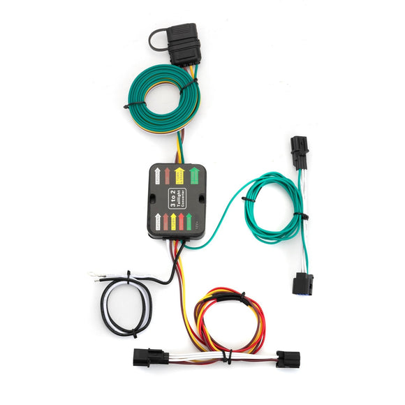 2023 - 2025 Hyundai Palisade Vehicle - Side Custom 4 - Pin Trailer Wiring Harness With Plug&Play Connector - WeiSen - 70206089