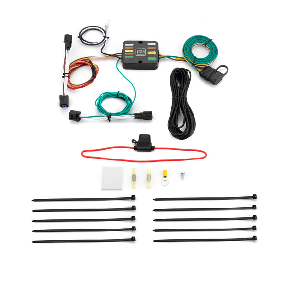 2023 - 2025 Hyundai Palisade Vehicle - Side Custom 4 - Pin Trailer Wiring Harness With Plug&Play Connector - WeiSen - 70206089