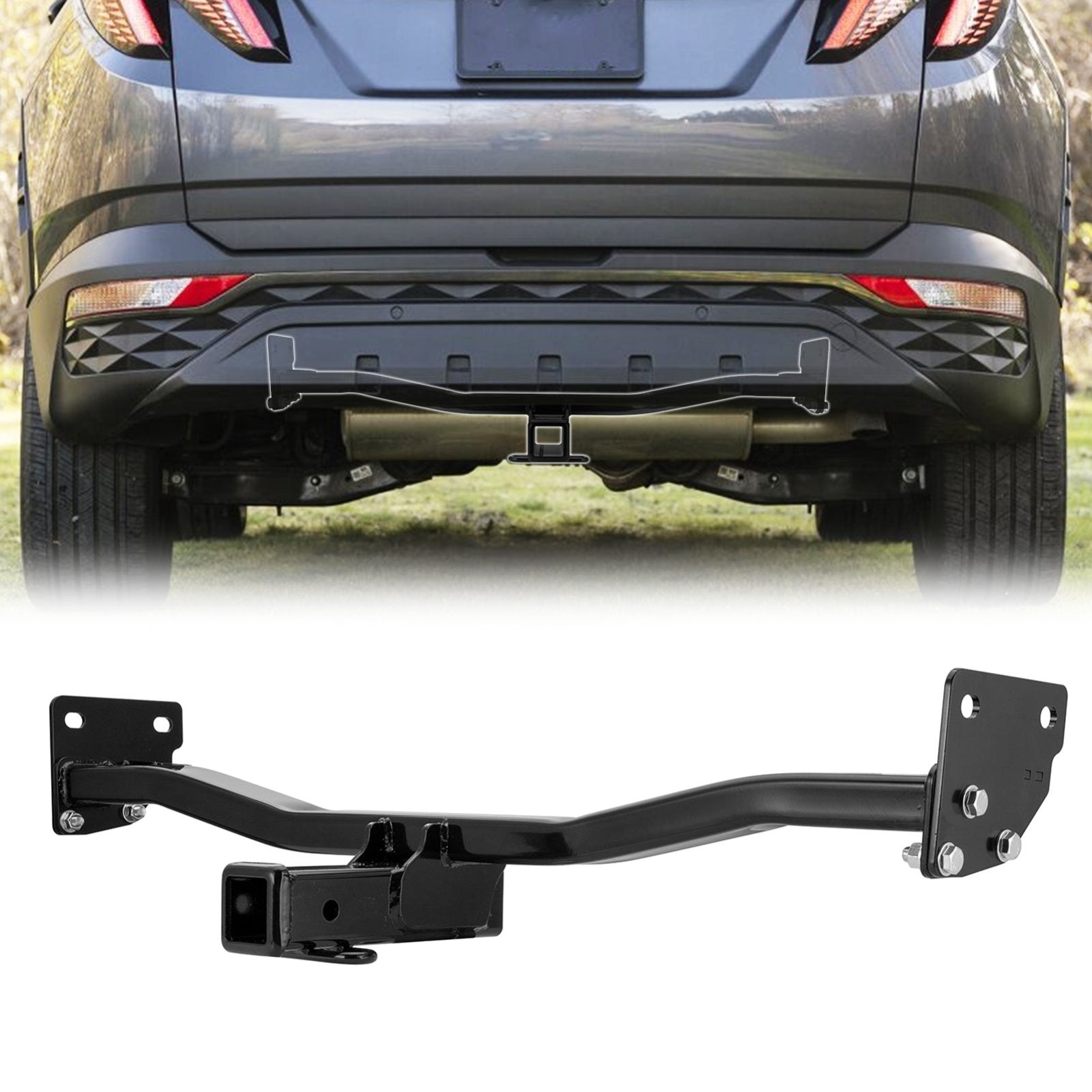 2023 - 2026 Kia Sportage & Hyundai Tucson Heavy Duty Steel Class 3 Trailer Hitch 2