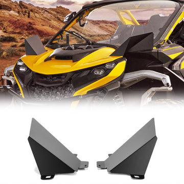 2024 - 2025 Can Am Maverick R Heavy Duty Steel Black UTV Front Fender Mud Flaps - WeiSen - 80314006
