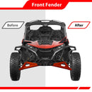 2024 - 2025 Can Am Maverick R Heavy Duty Steel Black UTV Front Fender Mud Flaps - WeiSen - 80314006