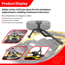 2024 - 2025 Can Am Maverick R/ R Max UTV Spare Tire Mount Carrier | Fits 6x139.7mm/6x5.5" Wheels - WeiSen - 80111004