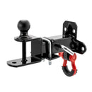 2024 - 2025 Can Am Maverick R UTV Rear Receiver Hitch Kit w/ 2 - Inch Trailer Hitch 3 - in - 1 Ball Mount 3/4" D - ring 5/8" Lock Pin Tightener - WeiSen - 8010702301