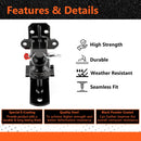 2024 - 2025 Can Am Maverick R UTV Rear Receiver Hitch Kit w/ 2 - Inch Trailer Hitch 3 - in - 1 Ball Mount 3/4" D - ring 5/8" Lock Pin Tightener - WeiSen - 8010702301