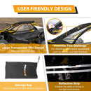 2024 - 2025 Can Am Maverick R UTV Upper Door Soft Window Enclosures w/Reflective Strips Storage Bag | Dustproof Rainproof, Protect Against Wind and Cold - WeiSen - 80307016