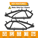 2024 - 2025 Can Am Maverick R UTV Upper Door Soft Window Enclosures w/Reflective Strips Storage Bag | Dustproof Rainproof, Protect Against Wind and Cold - WeiSen - 80307016