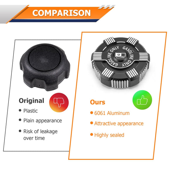 2024 - 2025 Can Am Maverick R/Max 6061 Aluminum Gas Tank Cap Gas Can Cover - WeiSen - 80503004