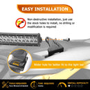 2024 - 2025 Can Am Maverick R/Max Upper Windshield 50" 288W Curved LED Light Bar Kit - WeiSen - 80101033+70202010+80206026