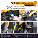 2024 - 2025 Can Am Maverick R/R Max A Pillar LED Work Light Pod Mount Bracket - WeiSen - 80102020