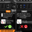 2024 - 2025 Can Am Maverick R/R Max Roof 50" Curved Single Row RGBW Flood LED Light Bar - WeiSen - 80101033+70202023+80206026