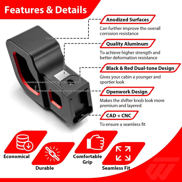 2024 - 2025 Can - Am Maverick R/R Max UTV 6061 Aluminum Shift Knob - WeiSen - 80312005