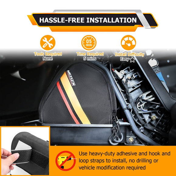 2024 - 2025 Can Am Maverick R/R Max UTV Center Console Storage Bags | Waterproof, Scratch - Resistant | 1680D Oxford Fabric - WeiSen - 80801002