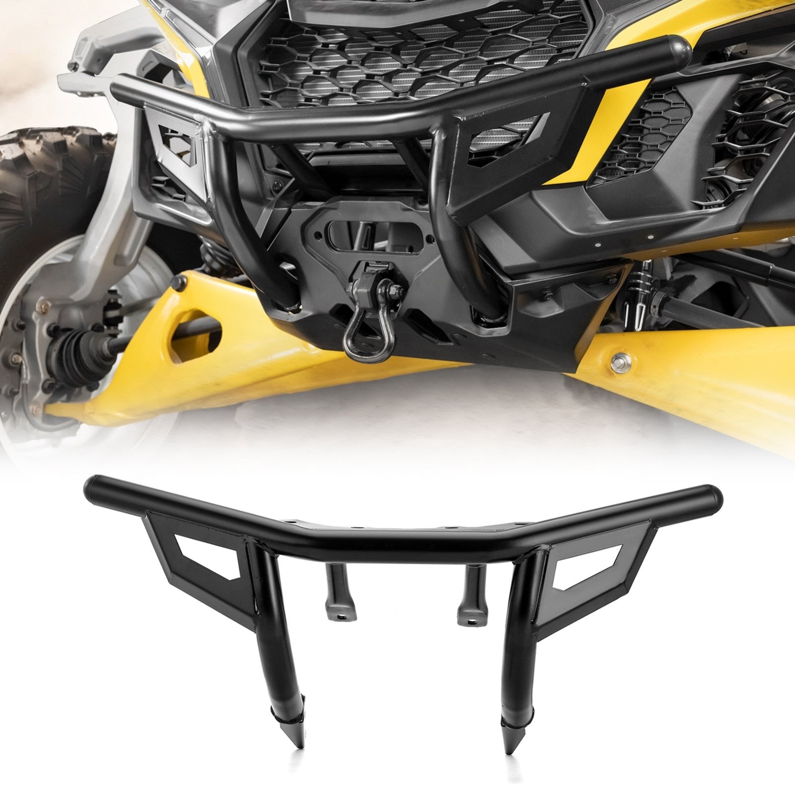 2024-2026 Can Am Maverick R/R Max UTV One-Piece Front Bumper | Bolt-On ...