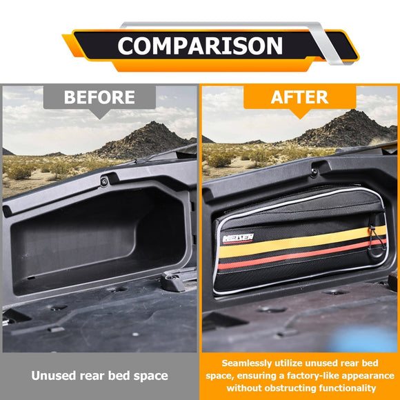 2024 - 2025 Can Am Maverick R/R Max UTV Rear Bed Storage Bag | Waterproof, Scratch - Resistant | 1680D Oxford Fabric - WeiSen - 80801001