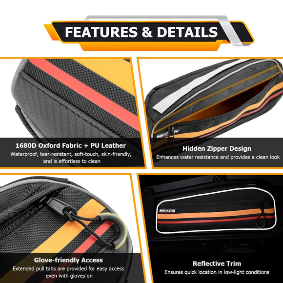 2024 - 2025 Can Am Maverick R/R Max UTV Rear Bed Storage Bag | Waterproof, Scratch - Resistant | 1680D Oxford Fabric - WeiSen - 80801001