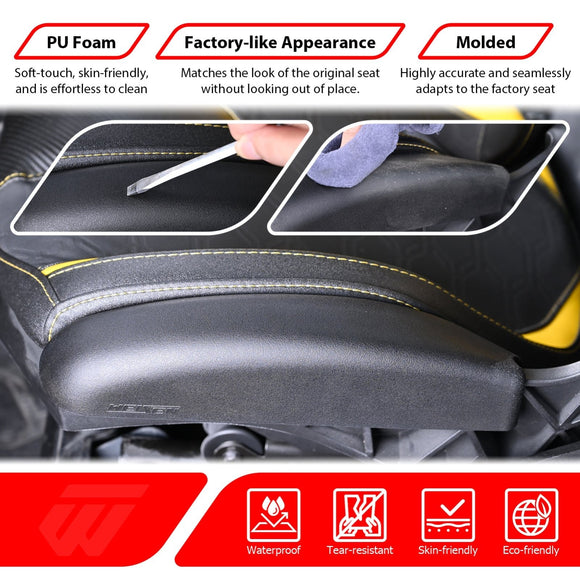 2024 - 2025 Can Am Maverick R/R Max UTV Seat Side Soft Cushion Set | Thigh Protection Pads - WeiSen - 80303003