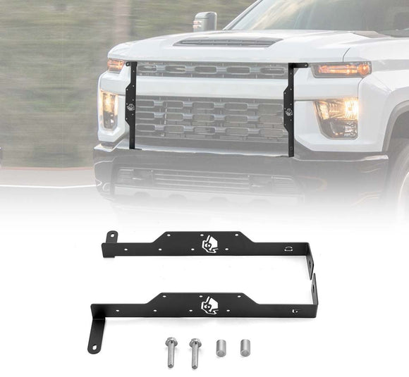 2024 - 2025 Chevy Silverado GMC Sierra 2500/3500 Front Bumper 40" Grille Light Bar Mounting Bracket - WeiSen - 70103014