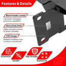 2024 - 2025 Kawasaki Ridge/ Ridge XR Heavy Duty Steel No Drill Winch Mounting Plate - WeiSen - 80106046