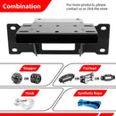 2024 - 2025 Kawasaki Ridge/ Ridge XR Heavy Duty Steel No Drill Winch Mounting Plate - WeiSen - 80106046