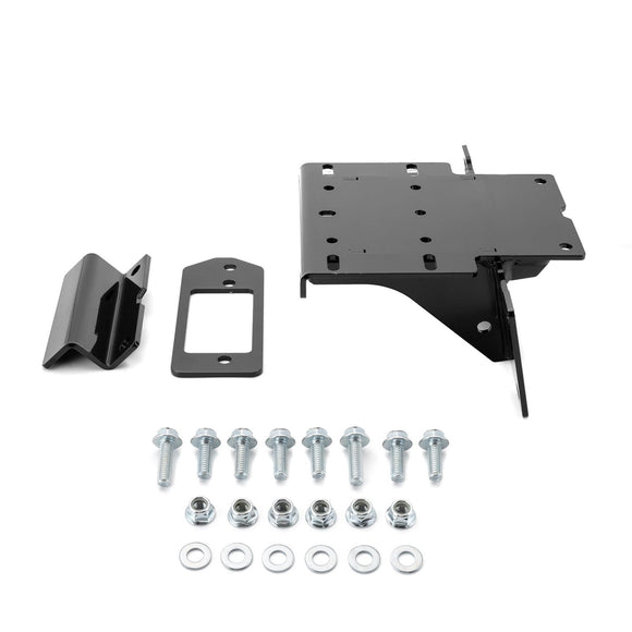 2024 - 2025 Kawasaki Ridge/ Ridge XR Heavy Duty Steel No Drill Winch Mounting Plate - WeiSen - 80106046