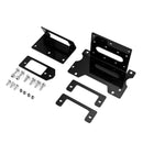 2024 - 2025 Polaris Ranger XD 1500 Black 3/16" Heavy Duty Steel Winch Mounting Bracket/Winch Mounting Plate - WeiSen - 80106042