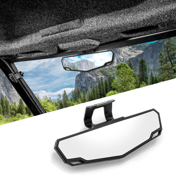 2024 - 2025 Polaris RANGER XD 1500/Crew/NorthStar 360° Super Wide Angle Center Rear View Mirror | HD Shatterproof Glass - WeiSen - 80301051