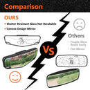 2024 - 2025 Polaris RANGER XD 1500/Crew/NorthStar 360° Super Wide Angle Center Rear View Mirror | HD Shatterproof Glass - WeiSen - 80301051